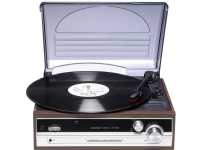 Denver VPR-190, Brun, FM, 3,5 mm, Strøm, 230 V, 50 Hz TV, Lyd & Bilde - Musikkstudio - Mixpult, Jukebox & Vinyl
