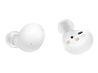 Samsung Galaxy Buds2 – True wireless-hörlurar med mikrofon – inuti örat – Bluetooth – aktiv brusradering – vit – för Galaxy A72 5G S21 S21 5G S21+ 5G S22 Watch4 Z Flip3 5G Z Flip4 Z Fold3 5G Z Fold4