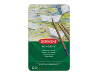 Derwent Academy akvarelblyant med 12 stk. ass. farver - (6 stk.) Skriveredskaper - Diverse skriveredskaper