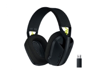 Logitech G435 LIGHTSPEED – Headset – Full storlek – 2,4 GHz – Trådlös – USB – Svart