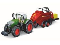 Traktor m/balleløfter Fendt 1050 Vario 10cm grønn Leker - Biler & kjøretøy - Landbruksmaskiner