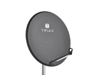 Triax TDS 80A 10,7 – 12,75 GHz 38,5 dBi 36,5 dBi Förskjuten 0 – 90° 25,6°