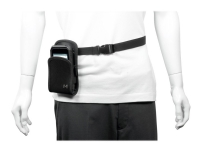 Mobilis REFUGE Holster M - Hylsterveske for cell phone / handheld - 1680D-polyester - svart Tele & GPS - Mobilt tilbehør - Deksler og vesker