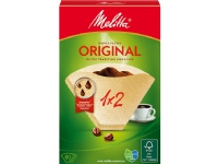 Melitta 123094 Kon Kaffefilter engångs papper Brun 80 styck