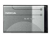 Nokia BL-5C - Mobiltelefonbatteri - Li-Ion - 850 mAh - for Nokia 10X, 111, 12XX, 130, 16XX, 1800, 20X, 215, 222, 27XX, 31XX, C1, C2, X2 Asha 20X Tele & GPS - Batteri & Ladere - Batterier