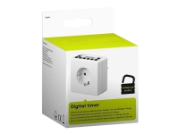 MicroConnect - Timer - hvit PC tilbehør - Nettverk - HomePlug/Powerline