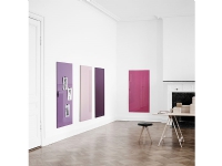 Glastavle Mood Wall, 500x1500 mm, Ren hvid