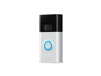 Ring Video Doorbell – Smart dörrklocka – med kamera – 2:a generationen – trådlös – 802.11b/g/n – 2.4 Ghz – satinnickel