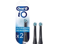 Oral-B iO Series Ultimate Clean Tannbørstehoveder - Svart - 2-pak Helse - Tannhelse - Tannbørstehoder