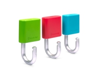 Thumbs Up 1002232, Innendørs, Knagg, Blå, Grønn, Rød, Limstrimmel, 3 kg, 70 g