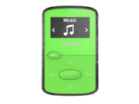 SanDisk Clip Jam - Digital spiller - 8 GB - grønn TV, Lyd & Bilde - Bærbar lyd & bilde - MP3-Spillere
