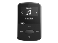 SanDisk Clip Jam - Digital spiller - 8 GB - svart TV, Lyd & Bilde - Bærbar lyd & bilde - MP3-Spillere