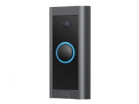 Ring Video Doorbell Wired – Dörrklocka – trådlös – 802.11b/g/n – 2.4 Ghz – svart