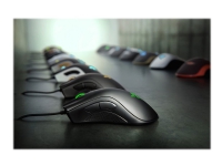 Razer DeathAdder Essential – Mus – ergonomisk – högerhänt – optisk – 5 knappar – kabelansluten – USB