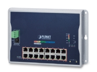PLANET WGS-4215-16P2S hanterad L2 Gigabit Ethernet (10/100/1000) Full duplex Strömförsörjning via Ethernet (PoE) stöd Monteringsbar på väggen
