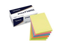 Sticky Notes Premium Summer linjeret 100×150 mm – (6 stk.)