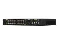 QNAP QSW-M2116P-2T2S - Switch - Styrt - 16 x 100/1000/2.5G (PoE+) + 2 x 10 Gigabit SFP+ + 2 x 100/1000/2.5/5/10G (PoE++) - stasjonær, rackmonterbar - PoE++ (280 W) PC tilbehør - Nettverk - Switcher