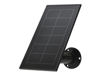 Arlo - Solpanel (veggmonterbar) - svart - for Arlo Pro 3, Pro 4, Ultra 4K Foto og video - Overvåkning - Overvåkingsutstyr