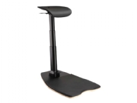 DIGITUS – Stående skrivbordsstol – ergonomisk – svart