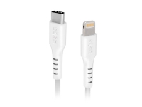 SBS TECABLELIGTC2W 2 m Lightning USB C Hankoppling Hankoppling Vit