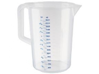 Målekande 3 liter med hank Ø170xH235 mm Polypropylen,stk Kjøkkenutstyr - Kjøkkenredskaper - Målebeger