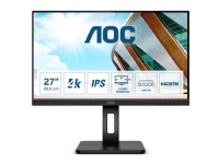 AOC U27P2CA, 68,6 cm (27), 3840 x 2160 piksler, 4K Ultra HD, LED, 4 ms, Sort PC tilbehør - Skjermer og Tilbehør - Skjermer