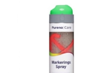 Pureno markeringsspray 500 ml – Grön avsedd för markering av vägar byggnader tunnlar etc