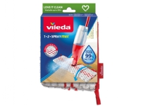 Vileda 1.2 Spray Max Mopphuvud Röd Vit Mikrofiber Plast 1 styck 940 g 594 mm