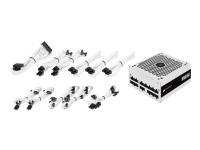 CORSAIR RM White Series RM850 - Strømforsyning (intern) - ATX12V 2.4/ EPS12V - 80 PLUS Gold - AC 100-240 V - 850 watt - Europa - hvit PC tilbehør - Ladere og batterier - PC/Server strømforsyning
