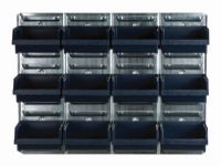 Raaco BinKit 12 paneler med lådor – Verktygsvägg: 1 panel och 12 förvaringslådor (EB2)