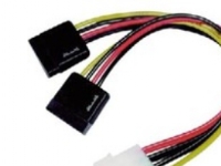 MicroConnect – Strömadapter – 4 pin intern effekt (hane) till SATA-ström (hane) – 20 cm