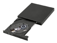 Qoltec - Platestasjon - DVD±RW (±R DL) - 8x - USB 2.0 - ekstern - svart TV, Lyd & Bilde - TV & Hjemmekino - Blu-ray og DVD
