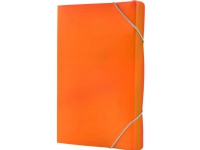 Tetis Folder PP folder with a corner elastic (13) A4 orange TETIS
