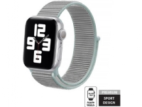 Crong Nylon - Pasek sportowy do Apple Watch 38/40/41 mm (Pastel Grey) Tele & GPS - Mobilt tilbehør - Deksler og vesker