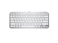 Logitech MX Keys Minimalist Wireless Illuminated Keyboard – Tangentbord – trådlös – 2.4 GHz – Pale Grey – Nordic