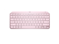 Bilde av Logitech Mx Keys Minimalist Wireless Illuminated Keyboard - Tastatur - Trådløs - 2.4 Ghz - Rose - Nordic