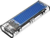 Orico M.2 SDD-kabinett, NVME, USB-C 3.1 Gen.2, 10 Gbps (blå) PC-Komponenter - Harddisk og lagring - Skap og docking