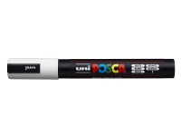 Paintmarker Uni Posca PC-5M white 1,8-2,5mm - (6 stk.) Skriveredskaper - Markør - Permanenttusj