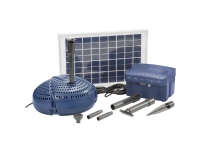 FIAP Aqua Active Solar SET 800 2762 Solcellepumpesæt med batterilager 800 l/h Kjæledyr - Hagedam - Tilbehør Hagedammen