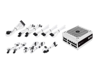CORSAIR RM White Series RM750 - Strømforsyning (intern) - ATX12V 2.4/ EPS12V - 80 PLUS Gold - AC 100-240 V - 750 watt - Europa - hvit PC tilbehør - Ladere og batterier - PC/Server strømforsyning