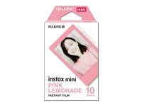 Fujifilm Instax Mini Pink Lemonade - Hurtigvirkende fargefilm - instax mini - ISO 800 - 10 eksponeringer Foto og video - Foto- og videotilbehør - Diverse
