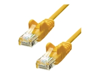 ProXtend – Patch-kabel – RJ-45 (hane) till RJ-45 (hane) – 30 cm – UTP – CAT 5e – formpressad hakfri – gul