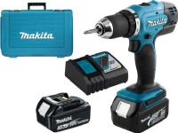 Makita DDF453RFE - Drill/driver - trådløs - 2 hastigheter - nøkkelfri borhylse 13 mm - 42 N·m - 2 batterier - 18 V El-verktøy - Batterier og ladere - Batterier for Prof