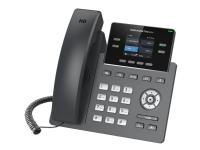 Grandstream GRP2612P – VoIP-telefon med nummerpresentation/samtal väntar – 3-riktad samtalsförmåg – SIP RTCP RTP SRTP – 2 linjer
