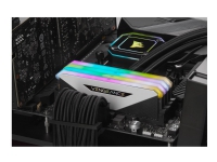 CORSAIR Vengeance RGB RT – DDR4 – sats – 32 GB: 2 x 16 GB – DIMM 288-pin – 3600 MHz / PC4-28800 – CL18 – 1.35 V – ej buffrad – icke ECC – vit