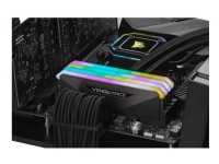 CORSAIR Vengeance RGB RT – DDR4 – sats – 32 GB: 2 x 16 GB – DIMM 288-pin – 3200 MHz / PC4-25600 – CL16 – 1.35 V – ej buffrad – icke ECC – svart