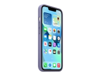 Apple - Baksidedeksel for mobiltelefon - med MagSafe - lær - wisteria - for iPhone 13 Tele & GPS - Mobilt tilbehør - Deksler og vesker