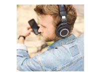 Audio-Technica ATH M50xBT2 - M-Series - hodetelefoner med mikrofon - full størrelse - Bluetooth - trådløs, kablet - 3,5 mm jakk - svart TV, Lyd & Bilde - Hodetelefoner & Mikrofoner