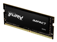 Bilde av Kingston Fury Impact - Ddr4 - Modul - 32 Gb - So Dimm 260-pin - 3200 Mhz / Pc4-25600 - Cl20 - 1.2 V - Ikke-bufret - Ikke-ecc - Svart