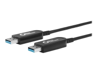 MicroConnect Premium – USB-kabel – USB typ A (hane) till USB typ A (hane) – USB 3.1 Gen 1 – 5 m – Active Optical Cable (AOC) – svart